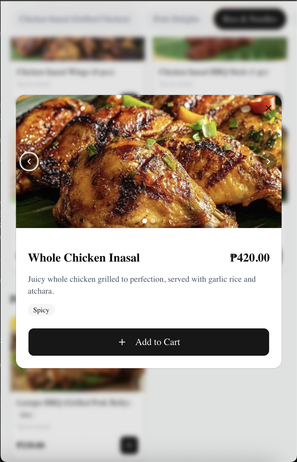 MenuQR PH screenshot 4